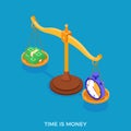 Time or money choice concept