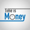 Time is Money. Clock Concept Royalty Free Stock Photo