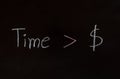 Time and money concept