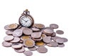 Time is money concept. Royalty Free Stock Photo