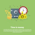 Time Is Money Deadline Business Concept Web Banner