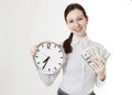 Time Is Money - Stock Image Royalty Free Stock Photo