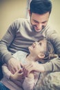 Time with my daddy is precious. You inspire me. Royalty Free Stock Photo