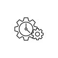 time optimization icon. Element of business icon. Premium quality graphic design icon. Signs and symbols collection icon for