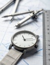 Time and Precision in Project Planning Royalty Free Stock Photo
