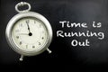 Time is Running Out with alarm clock Royalty Free Stock Photo