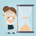 Time is running out hourglass Royalty Free Stock Photo