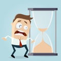 Time is running out hourglass clipart