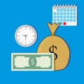 Time salary vector