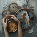 when time slipa away Royalty Free Stock Photo