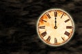 Time and space, twelve o'clock Royalty Free Stock Photo