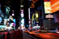 Time square at night Royalty Free Stock Photo
