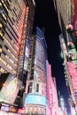 Time Square at night, New York City Royalty Free Stock Photo