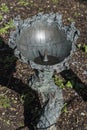 Technology / sundial: Closeup of a Scathe or Bowl Sundial.