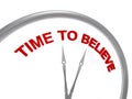 Time to believe on clock