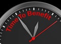 Time to benefit