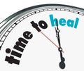 Time to Heal - Ornate Clock Royalty Free Stock Photo