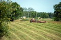 Time to mow the hay in Missouri. Royalty Free Stock Photo