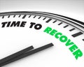 Time to Recover - Clock Royalty Free Stock Photo