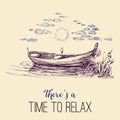 Time to relax card