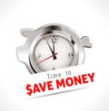 Time to save money Royalty Free Stock Photo