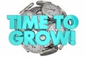 Time to Sell Clocks Sales Make Money Words 3d Animation