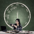 Time to study concept Royalty Free Stock Photo