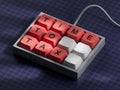 TIME TO TAX - text on Computer keyboard keys. Computer keyboard keys Royalty Free Stock Photo