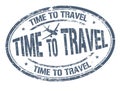 Time to travel sign or stamp