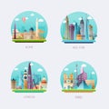 Time to travel. Travel to World. Tourism. Vector illustration Royalty Free Stock Photo