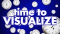 Time to Visualize Clocks Imagination Think Plan