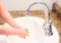 Time to wash your hands. Royalty Free Stock Photo