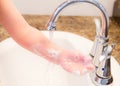 Time to wash your hands. Royalty Free Stock Photo