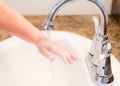 Time to wash your hands. Royalty Free Stock Photo