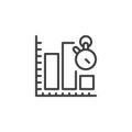 Time Tracking line icon