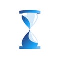 Time tracking software filled gradient logo Royalty Free Stock Photo