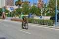 Time Trial Rider From Team Direct Energie Royalty Free Stock Photo