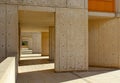 Time tunnel building structure, Salk Institute Royalty Free Stock Photo