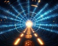 Time tunnel through space - Time tunnel through space - - time tunnel space time tunnel generative Royalty Free Stock Photo