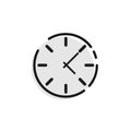 Time vector icon. Clock vector icons, isolated. Vector illustration Royalty Free Stock Photo