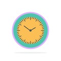 Time, Watch, Minutes, Timer Abstract Circle Background Flat color Icon Royalty Free Stock Photo