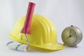 Time for work in construction Royalty Free Stock Photo