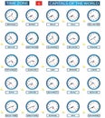 Time Zone - 6 Royalty Free Stock Photo