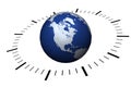 Time zone concept Royalty Free Stock Photo