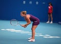 Timea Bacsinszky at the 2010 China Open Royalty Free Stock Photo