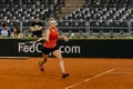 Timea Bacsinszky training at Fed Cup 2018 Romania Royalty Free Stock Photo