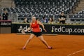 Timea Bacsinszky training at Fed Cup 2018 Romania Royalty Free Stock Photo