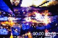 Timecode on the abstract glitch background Royalty Free Stock Photo