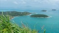 Timelapse of Amazing viewpoint scenery landscape view Phahindum view point and shadow clouds over sea surface Popular landmark in