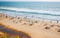 Timelapse Beach on the Indian Ocean. India (tilt shift lens). Royalty Free Stock Photo